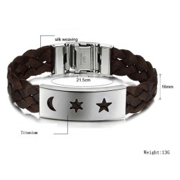 Lättanvänd Manlig Titanarmband