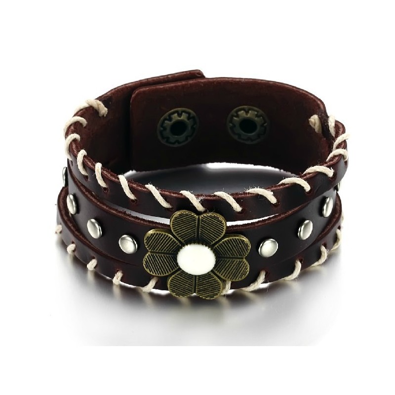 Kungen Av Kvantitet Unisex Armband I Titanläder Kungen Av Kvantitet Unisex Armband I Titanläder