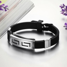 Utmärkt Kvalitet Manligt Titan Silikonarmband