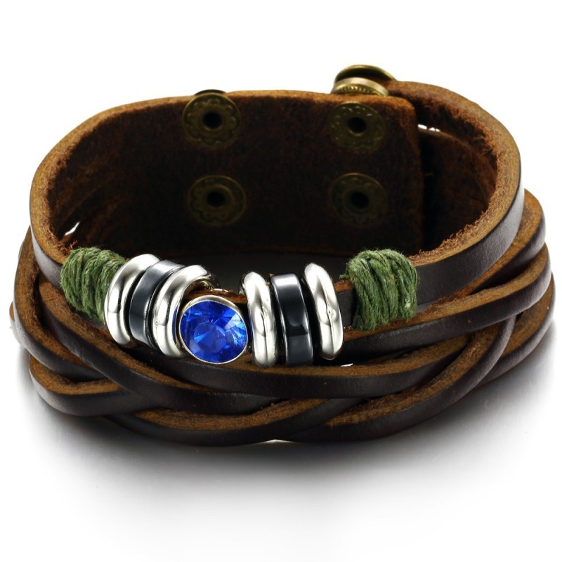 Kompletta Specifikationer För Armband I Titanläder Med Strass Kompletta Specifikationer För Armband I Titanläder Med Strass