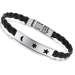Hållbart Armband I Titanläder