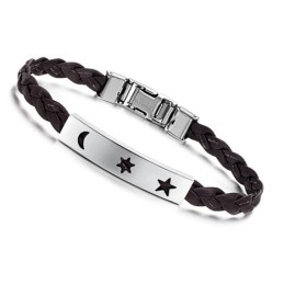 Hållbart Armband I Titanläder