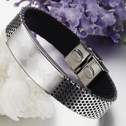 To Have A Long Story Armband I Titanläder