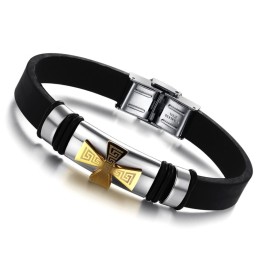 Välkänd För Sitt Högkvalitativa Armband I Titansilikon För Män