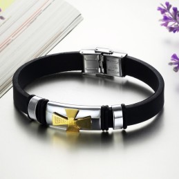 Välkänd För Sitt Högkvalitativa Armband I Titansilikon För Män