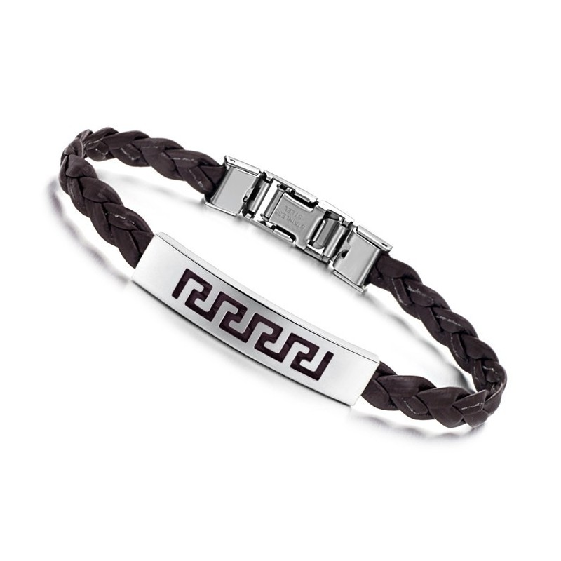 Kungen Av Kvantitet Armband I Titanläder För Kvinnor Kungen Av Kvantitet Armband I Titanläder För Kvinnor