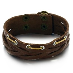 Armband I Titanläder Av Högsta Kvalitet