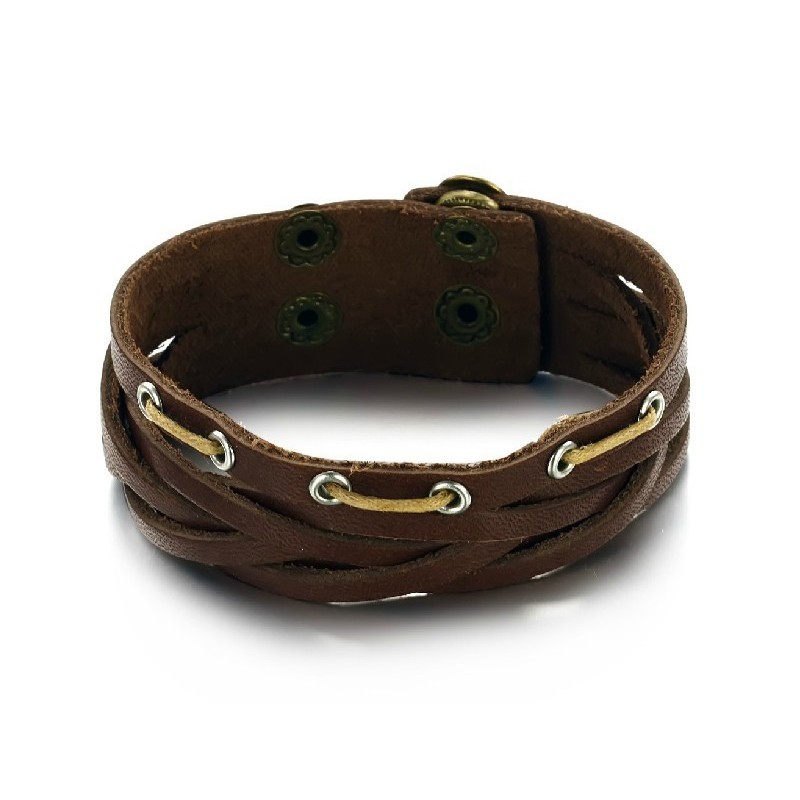 Armband I Titanläder Av Högsta Kvalitet Armband I Titanläder Av Högsta Kvalitet