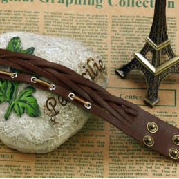 Armband I Titanläder Av Högsta Kvalitet