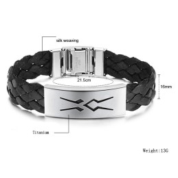 Stabil Kvalitet Manlig Titanarmband