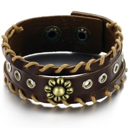 Retro Titan Läderarmband Av Utmärkt Kvalitet