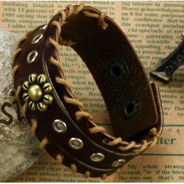 Retro Titan Läderarmband Av Utmärkt Kvalitet