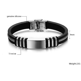 Brett Utbud Av Titan Silikon Armband