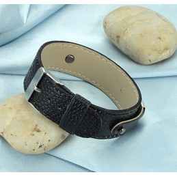 Pålitlig Kvalitets Svart Titan Pu Armband
