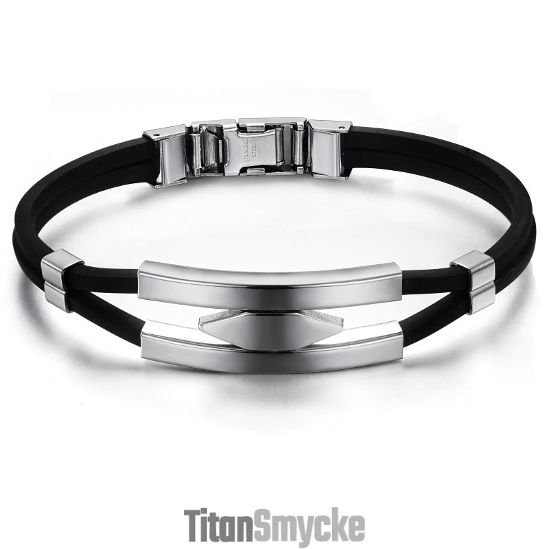 Högkvalitativt Titansilikonarmband Högkvalitativt Titansilikonarmband