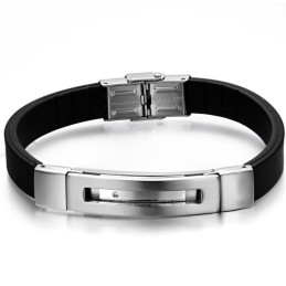 Utmärkt Kvalitet Manligt Titan Silikonarmband