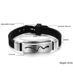 Brett Utbud Av Titan Silikon Armband