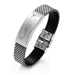 Stabil Kvalitet Scorpion Titan Läderarmband