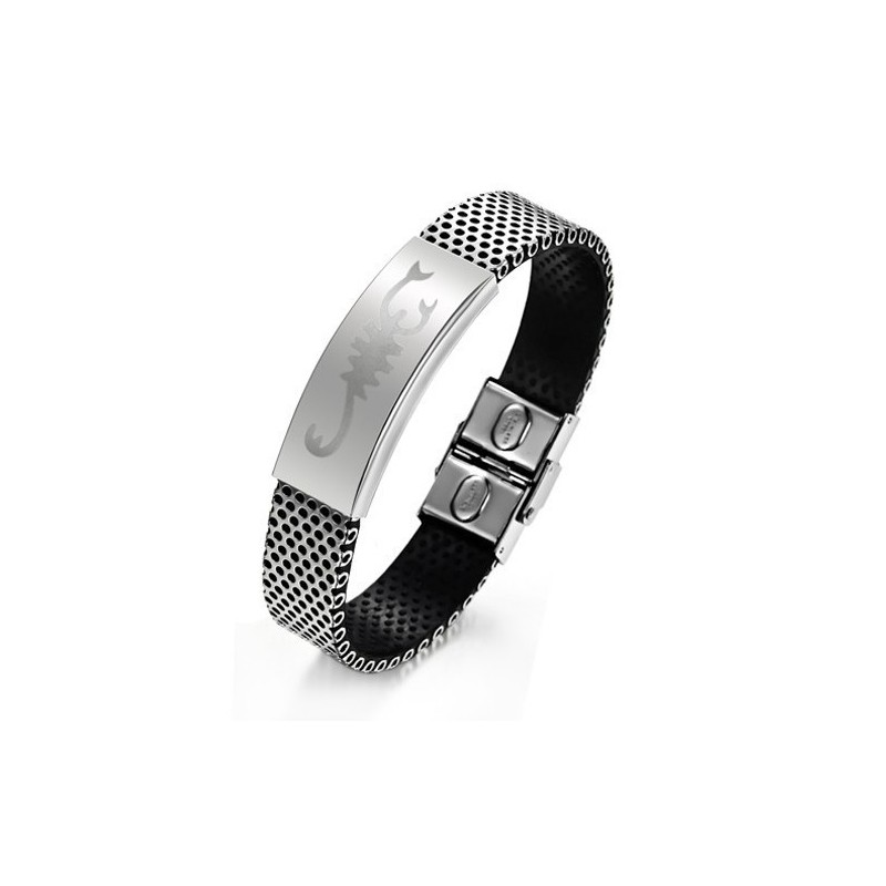 Stabil Kvalitet Scorpion Titan Läderarmband Stabil Kvalitet Scorpion Titan Läderarmband