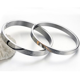 Pålitlig Kvalitets Älskling Titanarmband För Älskare