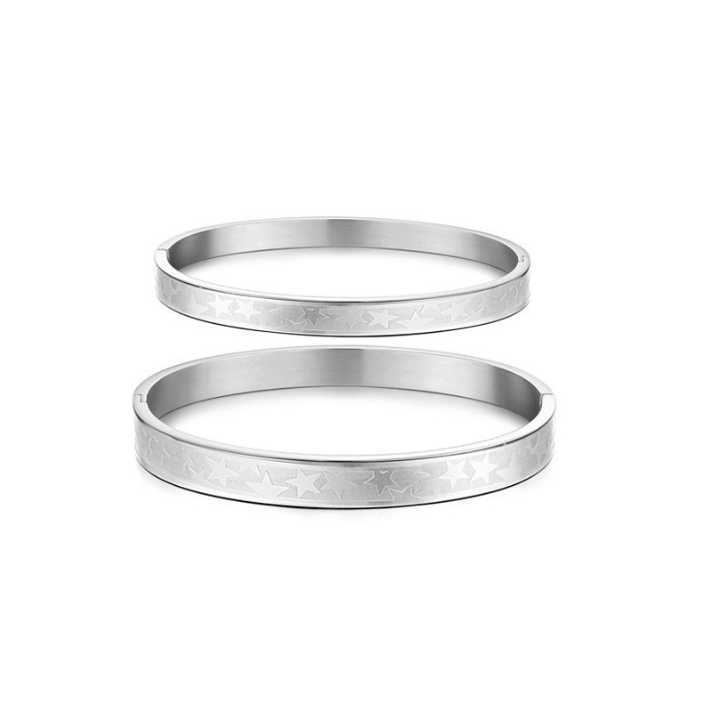Lättanvänd Stjärnformad Titanarmband För Älskare Lättanvänd Stjärnformad Titanarmband För Älskare