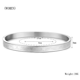 Lättanvänd Stjärnformad Titanarmband För Älskare
