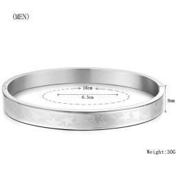 Lättanvänd Stjärnformad Titanarmband För Älskare