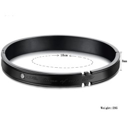 Drottningen Av Kvalitets Titanarmband För Älskare