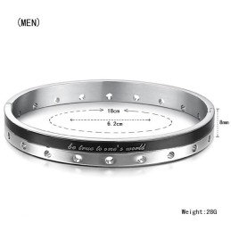 Kompletta Specifikationer För Titanarmband För Älskare