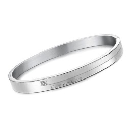 Utmärkt Kvalitetskoncis Titanarmband För Älskare Med Strass