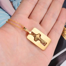 Pålitligt Rykteslåsformat Titanarmband För Älskare