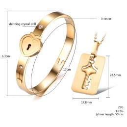 Pålitligt Rykteslåsformat Titanarmband För Älskare