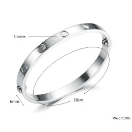Klassiskt Titanarmband Av Utmärkt Kvalitet För Kvinnor