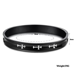 Hållbart Kors I Titanarmband För Älskare