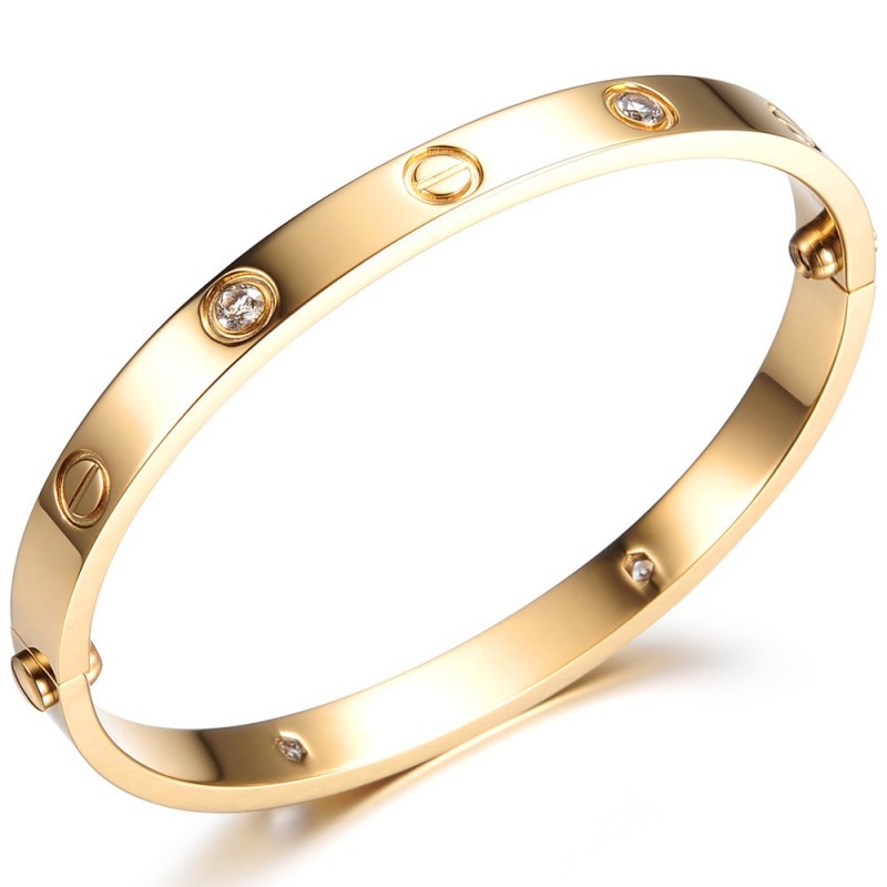 Pålitlig Kvalitets Titanarmband För Kvinnor Med Strass Pålitlig Kvalitets Titanarmband För Kvinnor Med Strass
