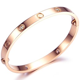 To Have A Long Story Damarmband I Titan Med Strass