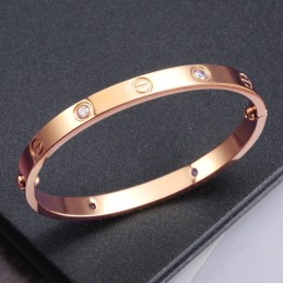 To Have A Long Story Damarmband I Titan Med Strass