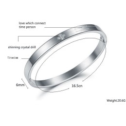 För Att Vinna Varmt Beröm Från Kunder Kvinnlig Titanarmband