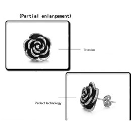 Högkvalitativa Titanörhängen För Kvinnor I Blomform