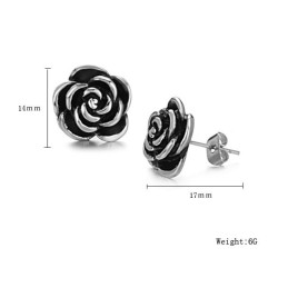 Högkvalitativa Titanörhängen För Kvinnor I Blomform