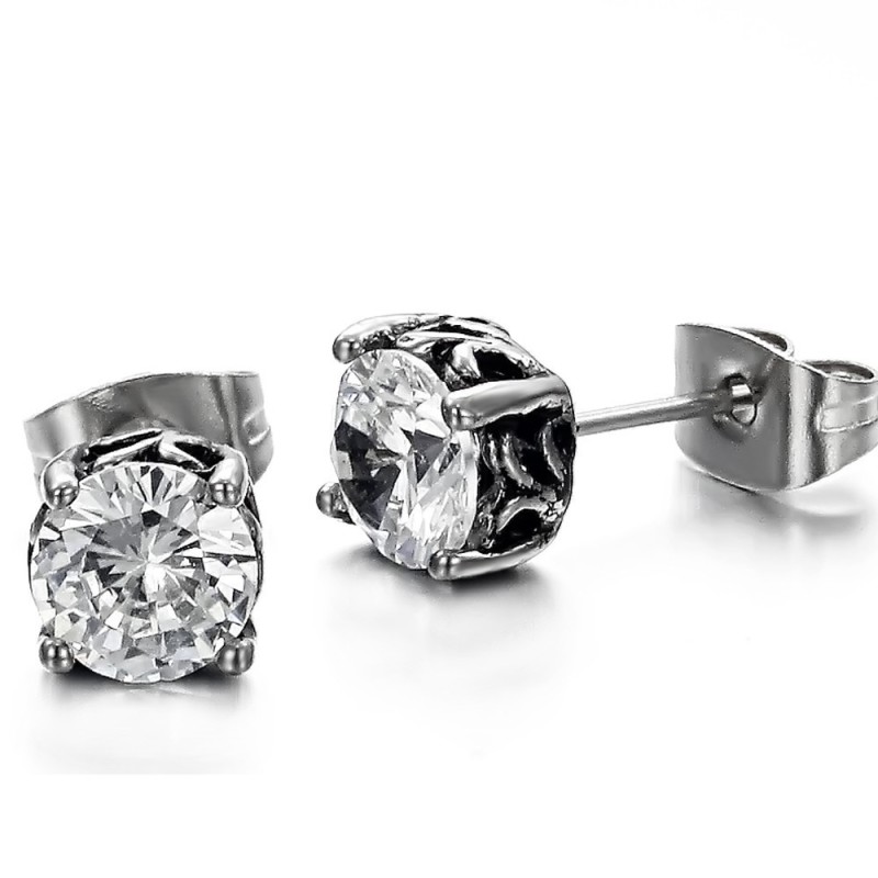 Drottning Av Kvalitet Unisex Titanörhängen Med Strass Drottning Av Kvalitet Unisex Titanörhängen Med Strass