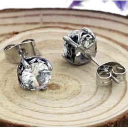 Drottning Av Kvalitet Unisex Titanörhängen Med Strass