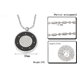 Kungen Av Kvantitetshälsa Titan Pelelith-Halsband Med Diamanter