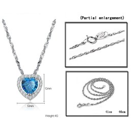 Högkvalitativt Halsband För Kvinnor Med Älskling I Platina Och Strass