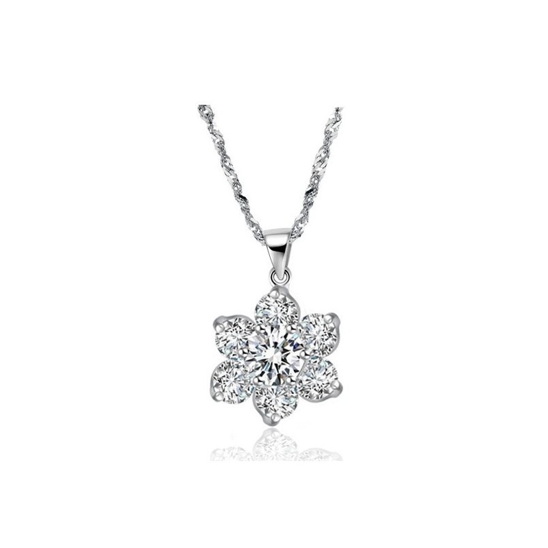 To Have A Long Story Halsband För Kvinnor I Platinapläterat Titan Med Strass To Have A Long Story Halsband För Kvinnor I Platinapläterat Titan Med Strass