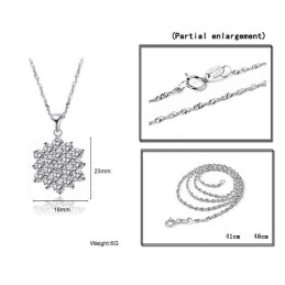 Kvalitets- Och Kvantitetsgaranterat Halsband Med Stjärnfärgad Platinaplätering I Titan För Kvinnor