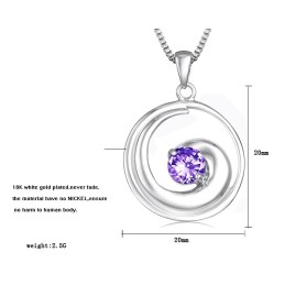 Högkvalitativt Halsband I Titan Med Platina Och Diamanter För Kvinnor