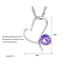 Högkvalitativt Halsband I Titan Med Platina Och Diamanter För Kvinnor