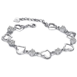 Högkvalitativt Armband För Kvinnor Med Älskling I Platina Och Diamanter