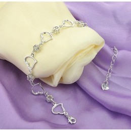 Högkvalitativt Armband För Kvinnor Med Älskling I Platina Och Diamanter